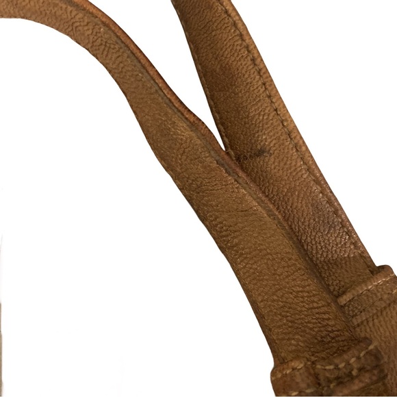 Tano Purse Woven Leather Brown Tote Handbag Large Shoulder Bag - Picture 9 of 10